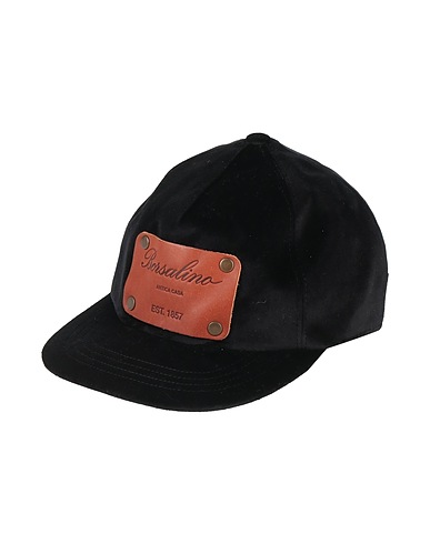 BORSALINO Hat Black 100% Cotton