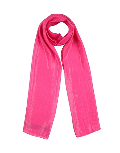 EMPORIO ARMANI Scarves and foulards Fuchsia 74% Silk, 26% Polyamide