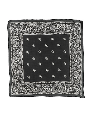 AMI ALEXANDRE MATTIUSSI Sciarpe e foulard Nero 100% Viscosa