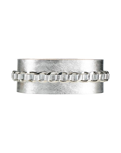 BALMAIN High-waist belt Silver 100% Lambskin, Metal