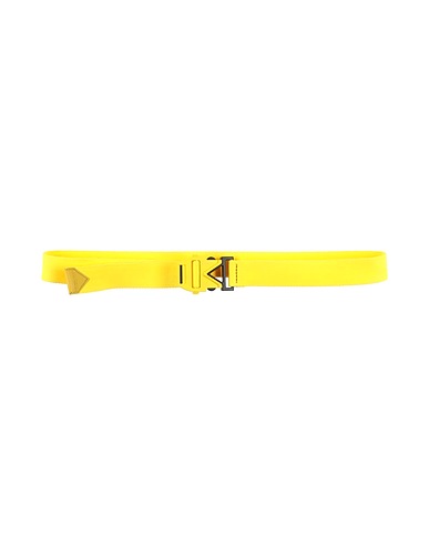 BOTTEGA VENETA Fabric belt Yellow Textile fibers