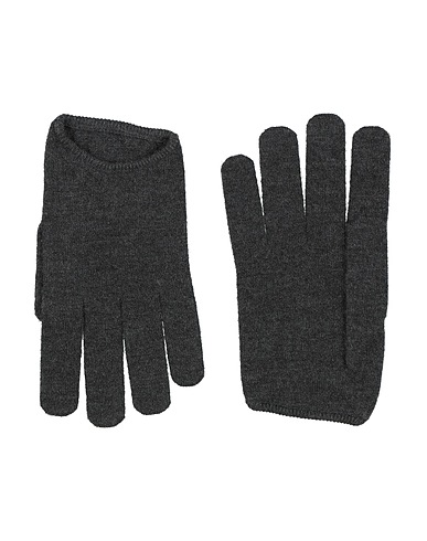 BRUNELLO CUCINELLI Gloves Charcoal 93% Cashmere, 7% Polyester