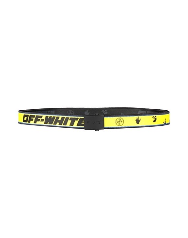 OFF-WHITE™ Gürtel Gelb Gewebefasern