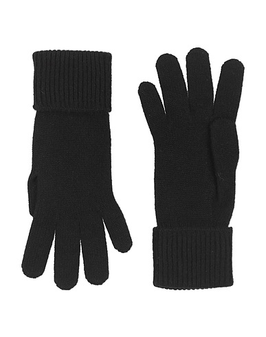 BURBERRY Gants Noir 95% Cachemire, 5% Polyamide