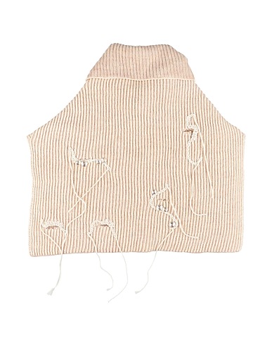 ACNE STUDIOS Scarves and foulards Beige 49% Wool, 46% Cotton, 5% Nylon