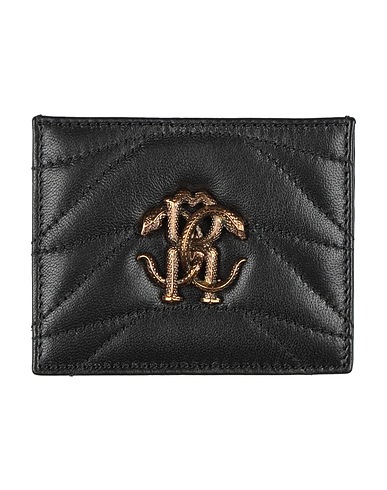 ROBERTO CAVALLI Small Leather Goods Black Leather