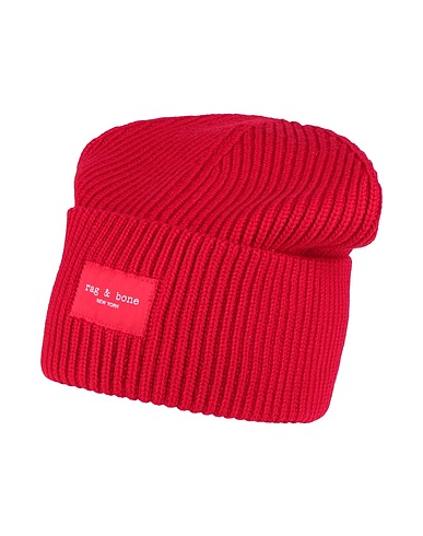 RAG & BONE Cappello Rosso 97% Lana, 2% Nylon, 1% Elastan
