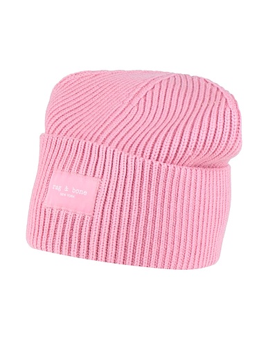 RAG & BONE Hat Pink 97% Wool, 2% Nylon, 1% Elastane