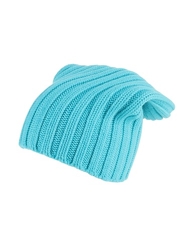 LANEUS Hat Turquoise 100% Cashmere
