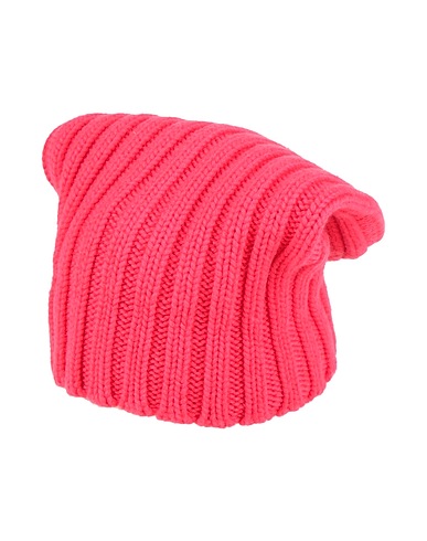 LANEUS Hat Magenta 100% Cashmere