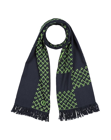 GIORGIO ARMANI Scarves and foulards Midnight blue 60% Wool, 21% Viscose, 7% Polyester, 6% Silk, 6% Modal