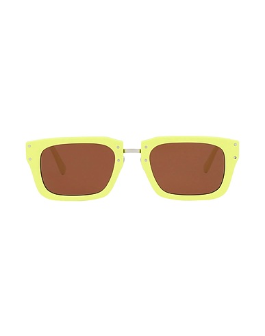 JACQUEMUS Sunglasses Yellow Plastic, Metal