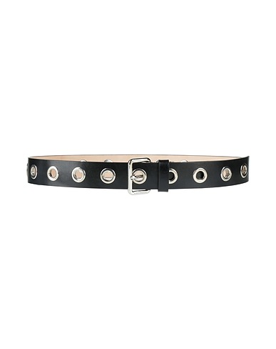 MCQUEEN Leather belt Black Leather