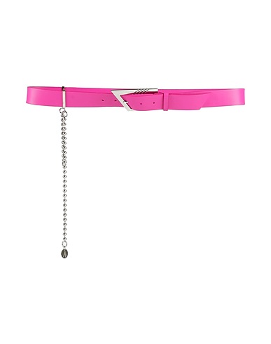 THE ATTICO Regular belt Fuchsia Leather