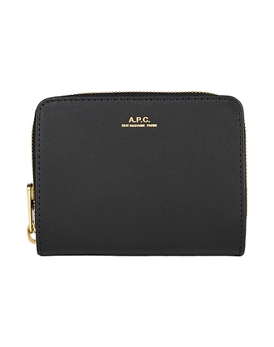 A.P.C. Wallet Black 100% Cowhide