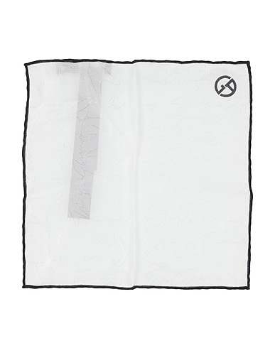 GIORGIO ARMANI Scarves and foulards White 100% Silk