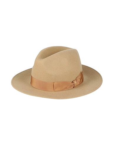 BORSALINO 帽子 ベージュ ウール 100%