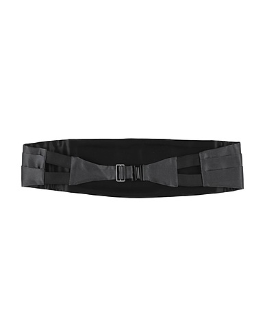 VALENTINO GARAVANI Fabric belt Charcoal 100% Silk