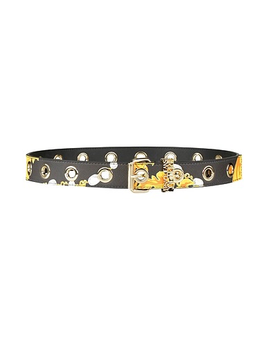 VERSACE JEANS COUTURE Cintura Regular Testa di moro Pelle