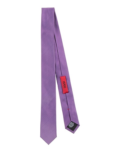 HUGO Ties and bow ties Purple 100% Silk