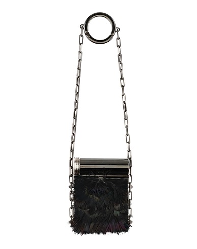 VALENTINO GARAVANI Key ring Black Metal, Feathers