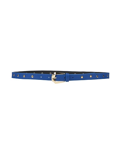 VICOLO Thin belt Bright blue Leather