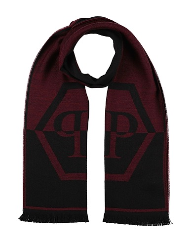 PHILIPP PLEIN Sciarpe e foulard Bordeaux 50% Lana, 50% Acrilico