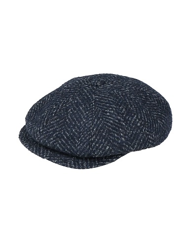 TAGLIATORE Hat Navy 50% Wool, 25% Acrylic, 17% Polyester, 8% Polyamide