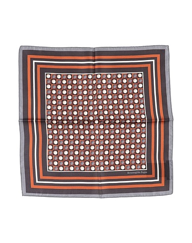 ZEGNA Scarves and foulards Grey 100% Silk