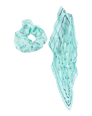 GIORGIO ARMANI Hair accessory Turquoise 100% Silk