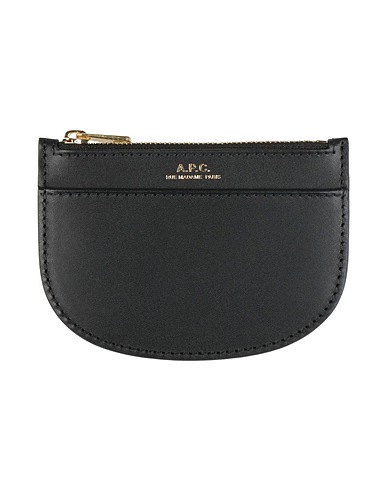 A.P.C. Wallet Black 100% Cow leather