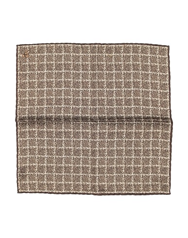 CANALI Scarves and foulards Brown 100% Silk
