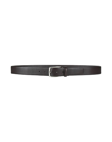CANALI Leather belt Dark brown Leather