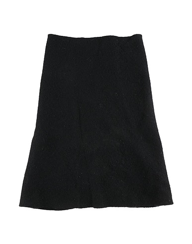 RICK OWENS マフラー＆スカーフ ブラック バージンウール 100%