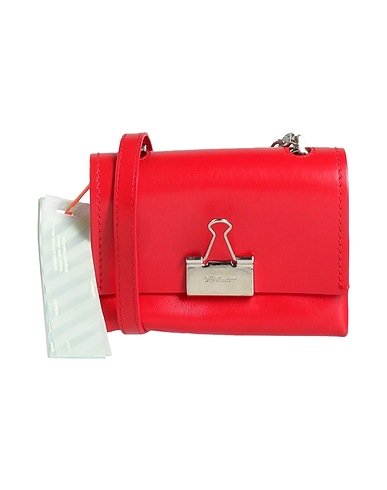 OFF-WHITE™ Across-body bag Red 100% Leather
