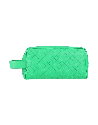 BOTTEGA VENETA Beauty case VERDE Pelle
