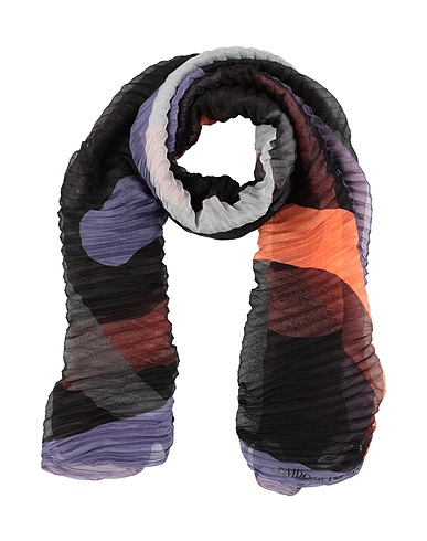 EMPORIO ARMANI Scarves and foulards Black 100% Polyester