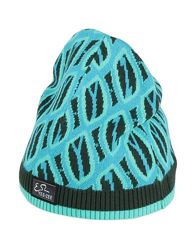 YES ZEE by ESSENZA Mützen & Hüte Grün 50% Viskose, 28% Polyester, 22% Polyamid