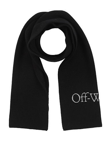 OFF-WHITE™ Scarves and foulards Black 100% Virgin Wool