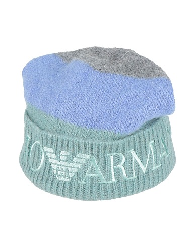 EMPORIO ARMANI Hat Sage green 50% Alpaca wool, 50% Polyamide