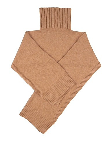 JIL SANDER Bufandas y fulares Camel 100% Cachemir