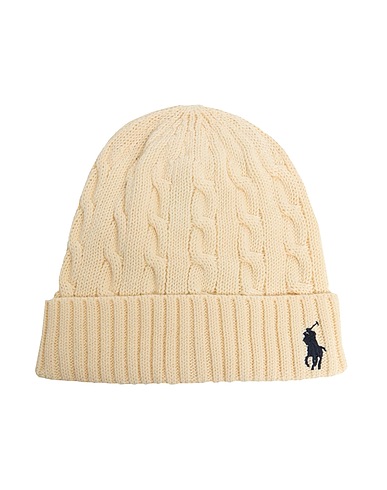 POLO RALPH LAUREN Hat Cream 100% Cotton