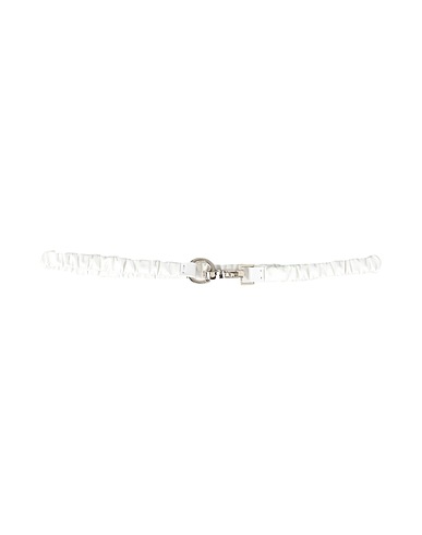 LIVIANA CONTI Belts White Textile fibers