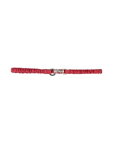 LIVIANA CONTI Belts Burgundy Textile fibers