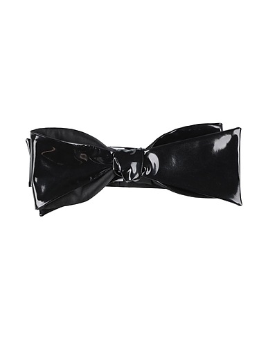EMPORIO ARMANI Breiter Gürtel Schwarz 91% Polyester, 9% Elastan, Polyurethan Beschichtet