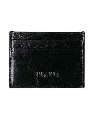 UMA WANG Small Leather Goods Black 100% Cow leather