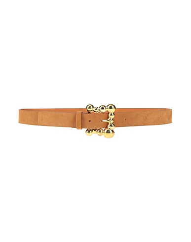 SANDRO Regular belt Camel Cowhide