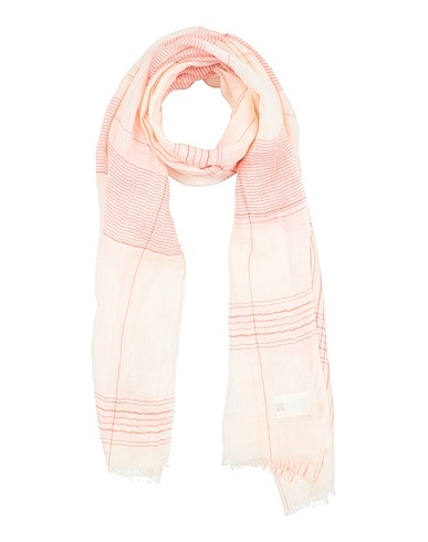 FEDELI Scarves and foulards White 50% Linen, 50% Wool