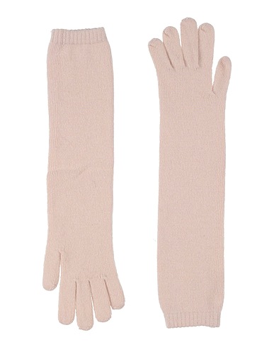 GENTRYPORTOFINO Gloves Light pink 70% Virgin Wool, 30% Cashmere