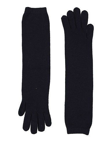 GENTRYPORTOFINO Gloves Midnight blue 70% Virgin Wool, 30% Cashmere